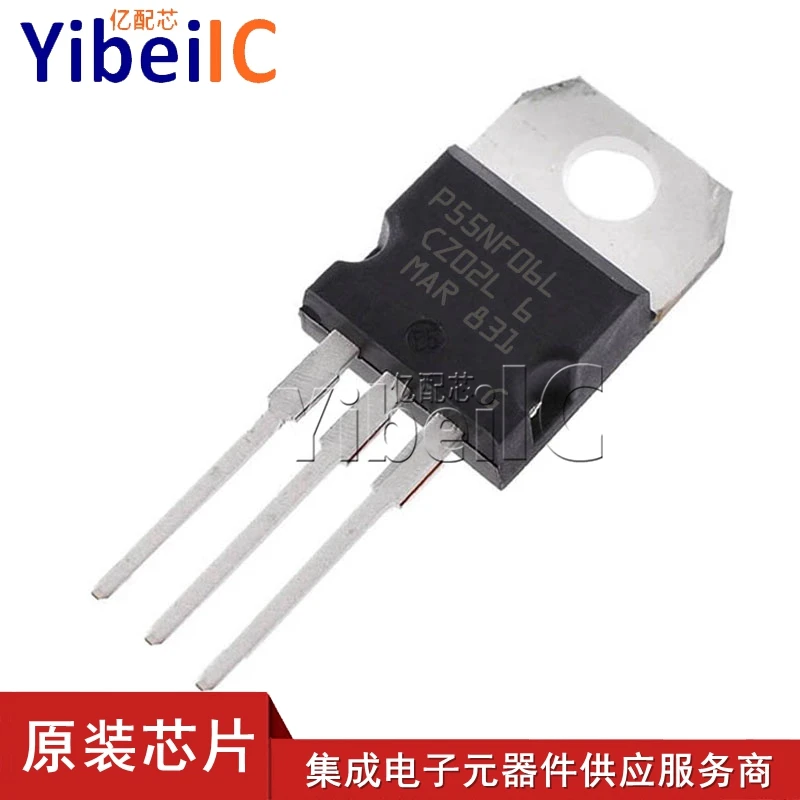 Transistor MOSFET STB55NF06L - 60V 55A - Boîtier D²PAK - STMicroelectronics, Neuf