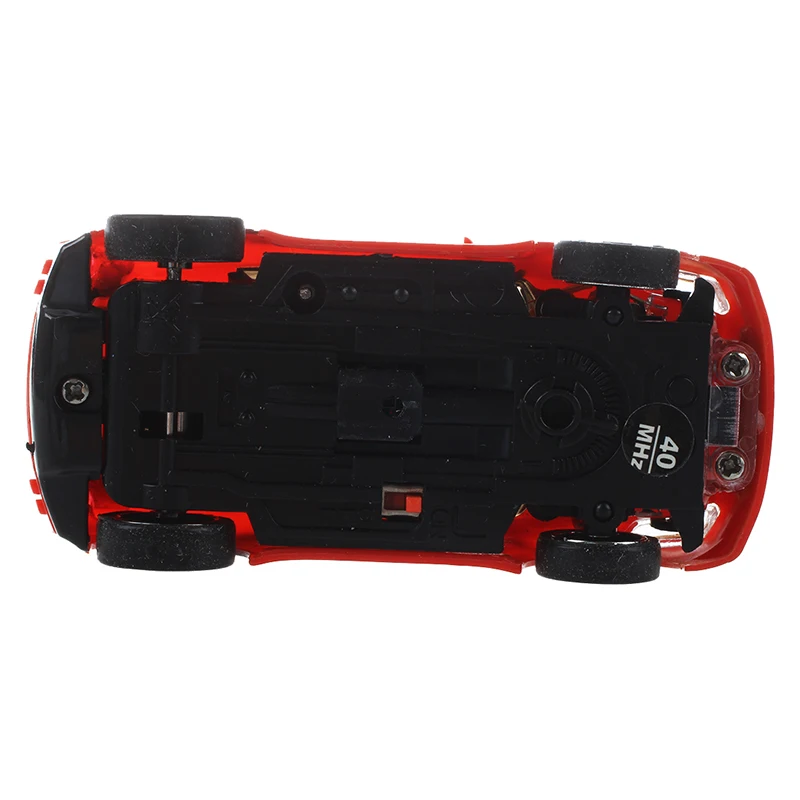 MINI MICRO RC CAR Radio Controlled 1:58 CAN BOX SERIAL SHEN QI WEI red yellow