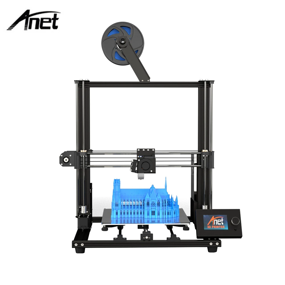 Модернизированный Настольный 3D принтер Anet A8 Plus i3 наборы сделай сам самосборка