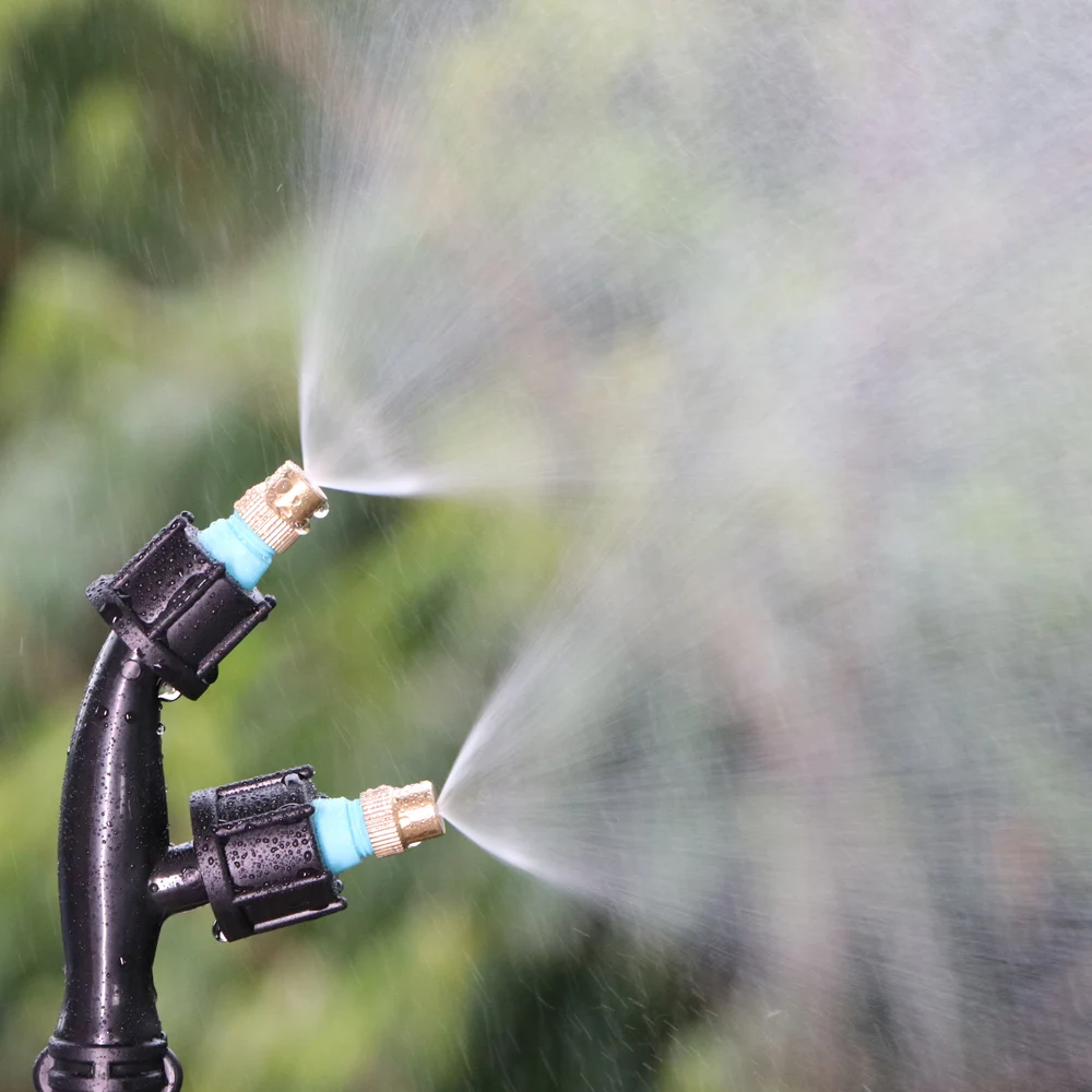 Ugello Per Tubo Da Giardino, Pistola A Spruzzo Con Regolazione Dell In Ottone Girevole A 360 Ad Alta Pressione Per Prato Amp Giardino Lavaggio P9593738