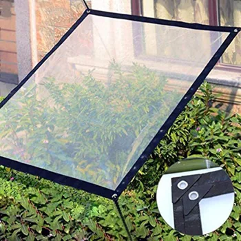 

Transparent Rainproof Shed Cloth Tarpaulin Lightweight Waterproof Tarp Cover Tent Shelter P7Ding