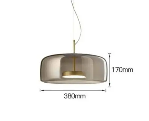 coffee color B Современный Стеклянный ресторанный подвесной светильник, простой бар, гостиная, домашний декор, подвесной светильник, прикроватные лампы для спальни, дизайнерские светильники - Цвет корпуса: coffee color B