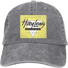 TSDFCHuey Льюис и новости логотип модная крутая Регулируемая ковбойская шляпа бейсболка для мужчин и женщин Черная