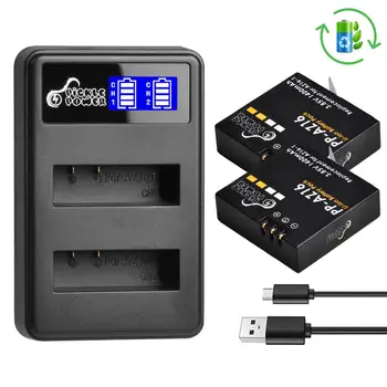 

AZ16-1 Battery and LCD Dual Charger for Xiaomi YI AZ16-1,AZ16-2 and Xiaomi Yi 4K,Yi 4K+,Yi Lite,YI 360 VR Action Camera