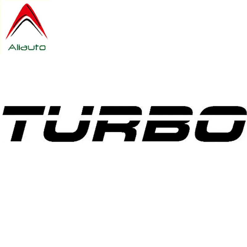 Модная Автомобильная наклейка Aliauto надпись Turbo Boost декоративная