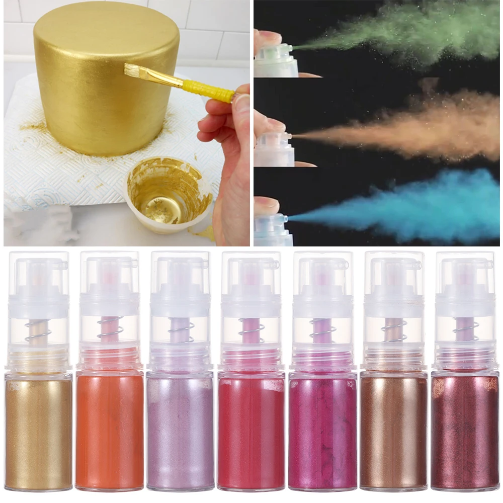 5g Edible Spray Powder Mousse Baking Color Dust Cake Fondant Macaron