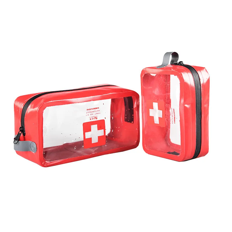 Прозрачная водонепроницаемая сумка для первой помощи, сумка для хранения лекарств на открытом воздухе, для альпинизма, кемпинга, Медицинская спасательная сумка