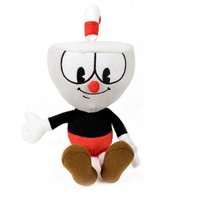 Cuphead & Mugman злого босса плюшевые куклы мягкие игрушки для детей подарок|doll stuffed|doll