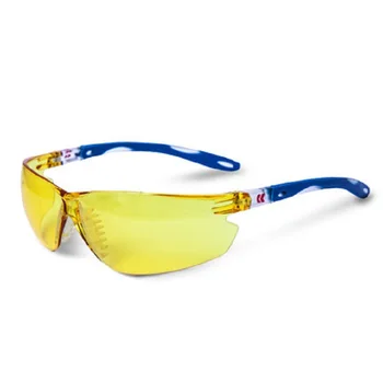 

Driver's Safety Goggles Amber Lens for Night Running Work Dusky Anti High-speed Particles Impact Dust Sand Cycling