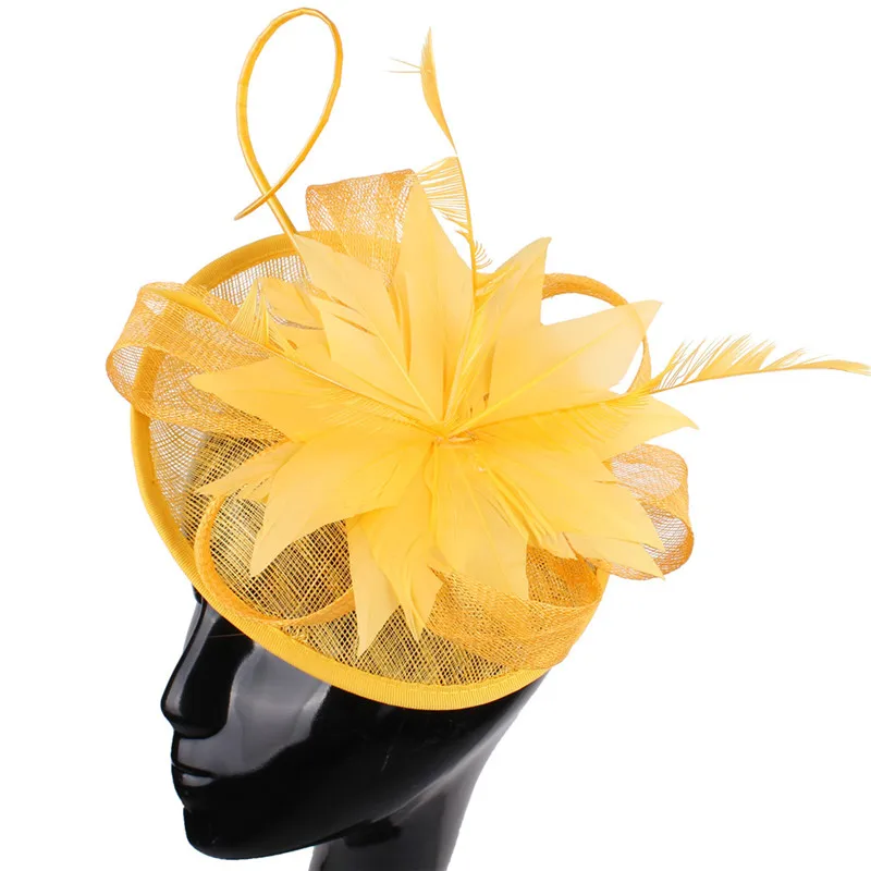 

Formal Dress Women Wedding Fascinator Hat Hair Clip Bridal Elegant Vintage Headpiece Hair Clip Show Race Derby Heawear Headband