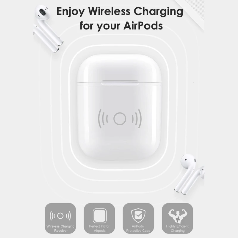 Levttax Беспроводное зарядное устройство для Apple AirPods гарнитура Qi беспроводной