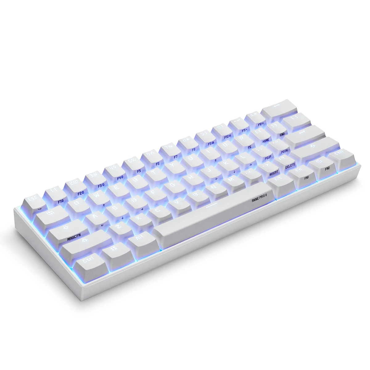 ANNE Pro2 Мини Портативная Беспроводная bluetooth 60% механическая клавиатура красный синий коричневый переключатель игровая клавиатура съемный кабель