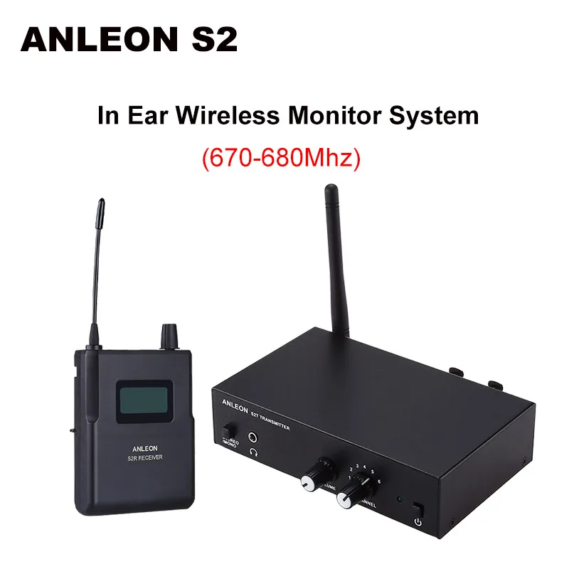 

For ANLEON S2 Stereo Wireless Monitor System Wireless Earphone Microphone Transmitter System 670-680MHZ NTC Antenna Xiomi