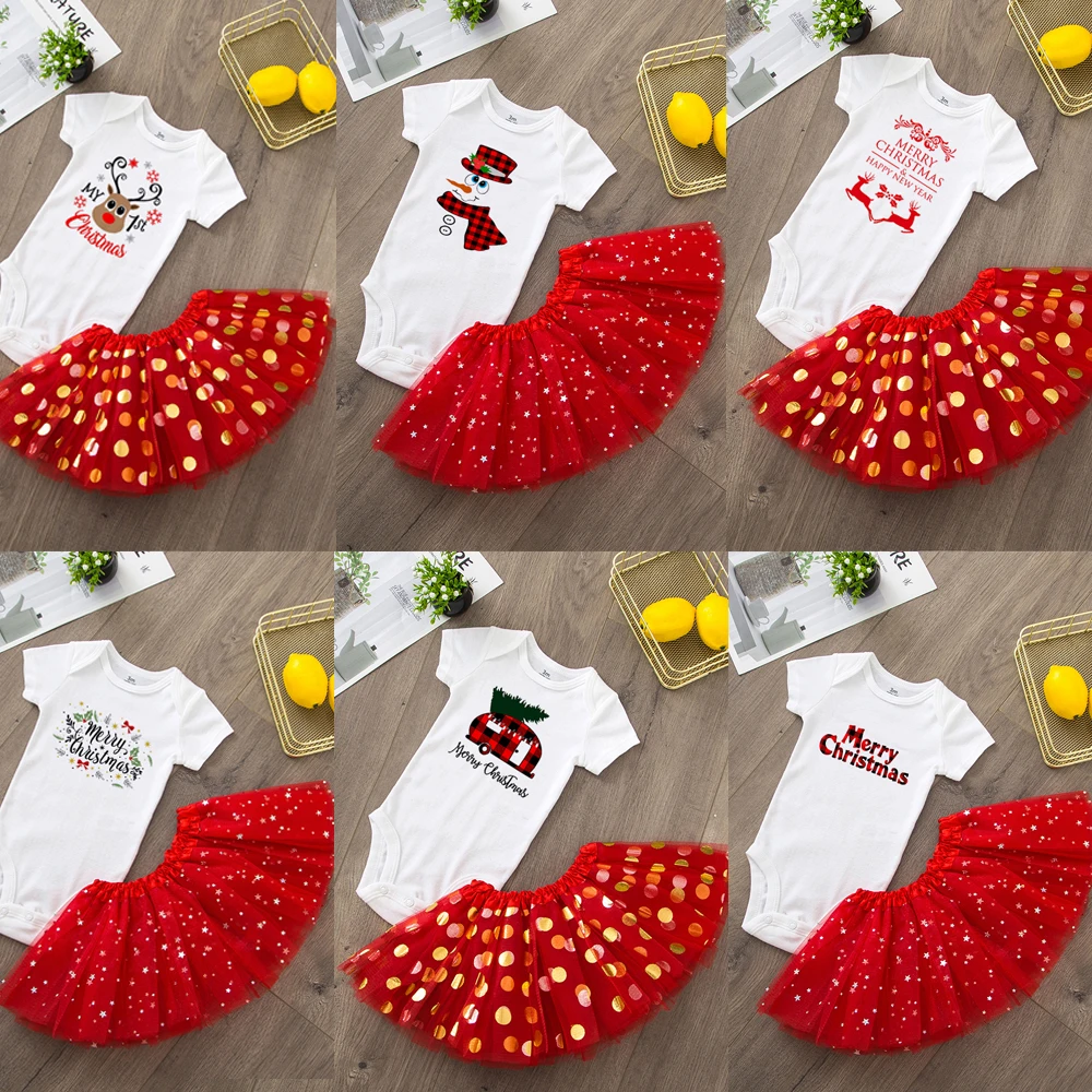 my first christmas baby girl dress