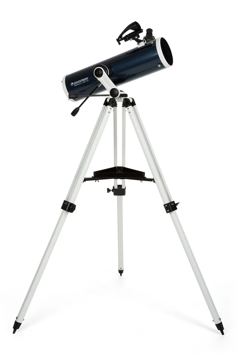 Профессиональный рефлектор Celestron Omni XLT AZ 130 мм Newtonian астрономический телескоп Зрительные прицелы со штативом вид Луна Звезда