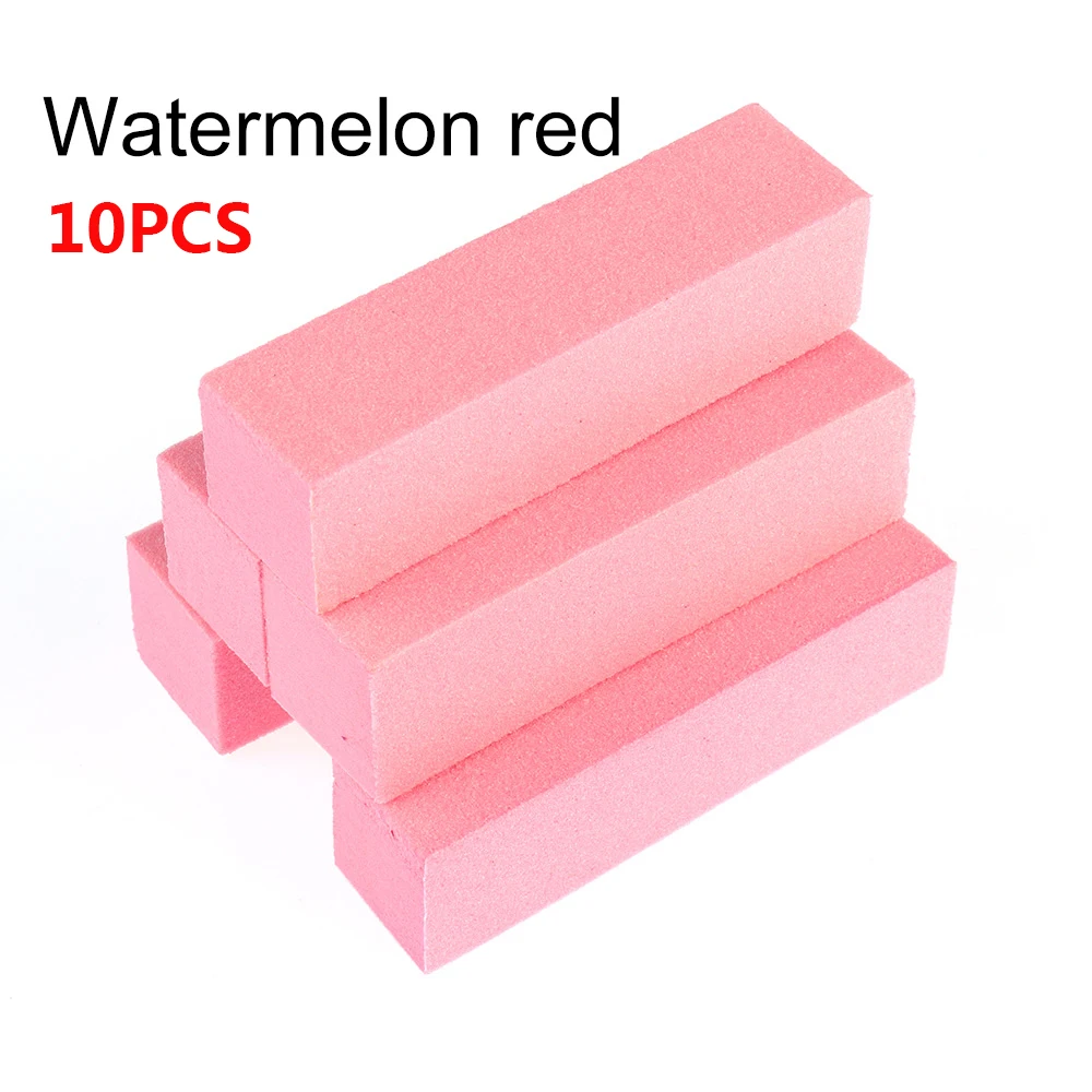 08 Hot Sale 5/10Pcs/Set Double Sided Buffer Buffing Sand Sanding Files Block Manicure Care Nail Art Tips Tools - Цвет: 08