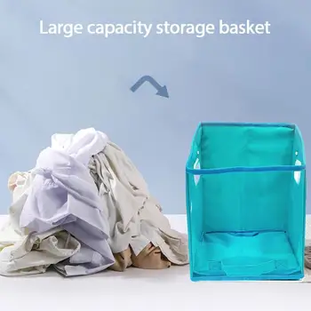 

Foldable Storage Box Dirty Clothes Collecting Case Moisture-proof Toy Quilt Storage Box Home Bedroom Closet Caddy Laundry Basket