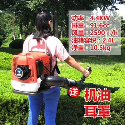 4.4KW Четырехтактный огнетушитель, фен для волос, Лиственные высокомощные бензиновые садовые машины, пожарная воздуходувка - Цвет: 4.4KW