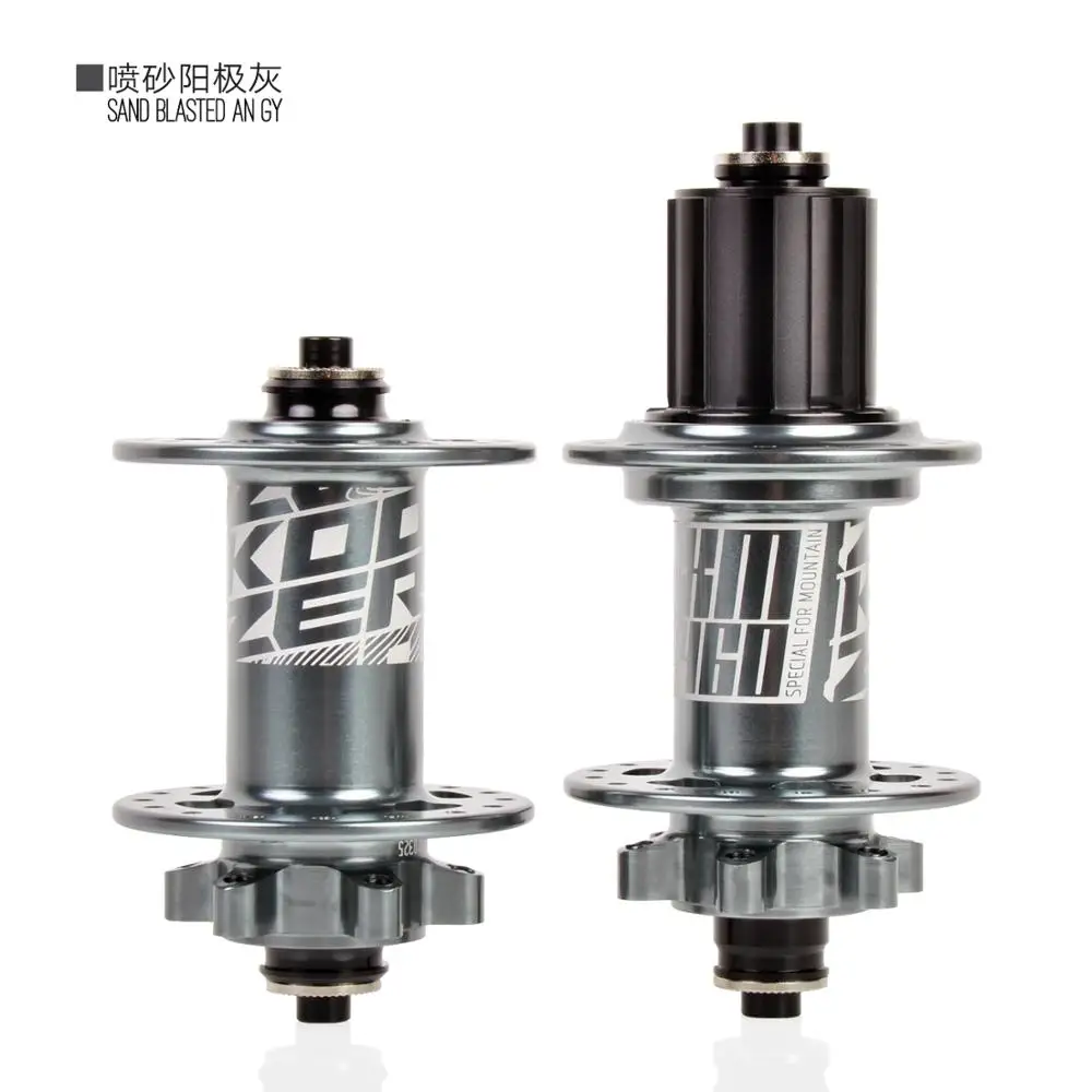 Neueste Koozer XM460 72 Klicks 6 клинкен 32H Mtb ЧПУ горный велосипед диск набив 8 9 10 11S XD кассетт кёрпер 10X135 QR мини 12X142 - Цвет: gray pair SHIMANO