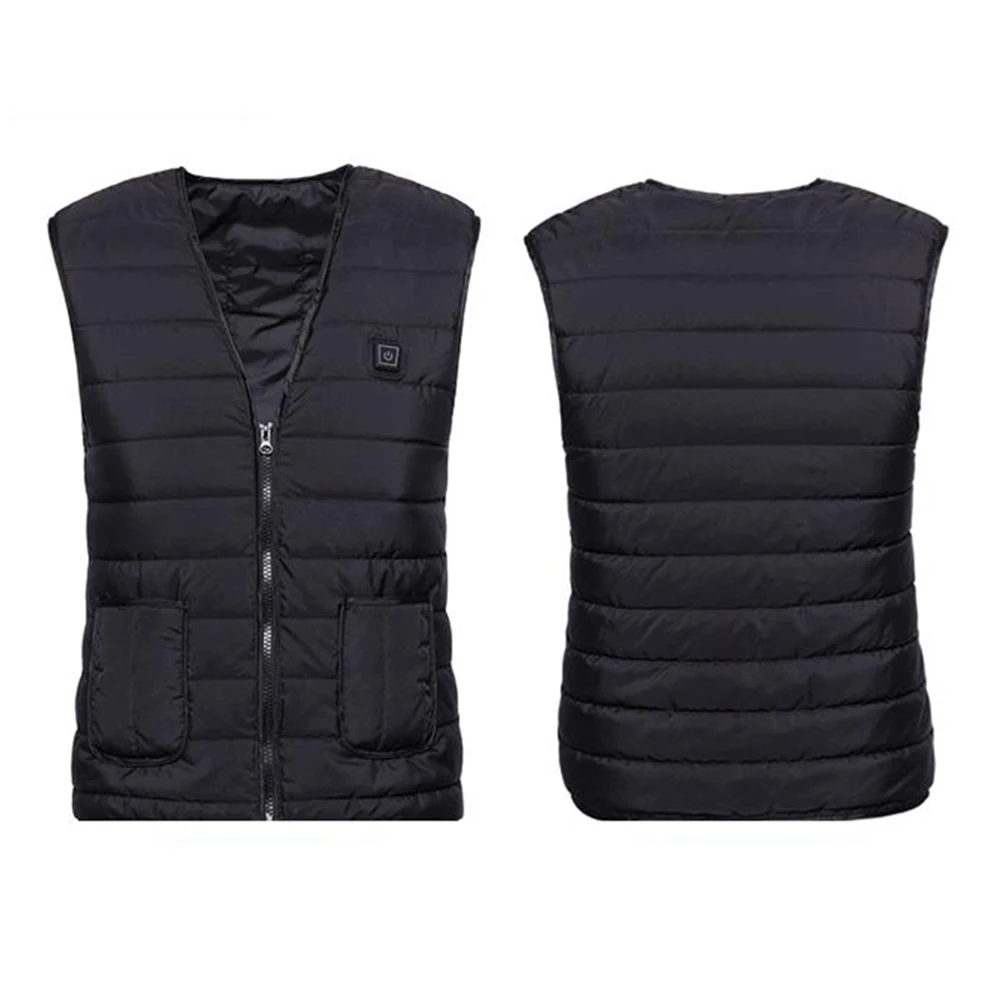 New Winter Motorcycle Motocross Gear Body Armor Vest Heating Warm Washable USB Temperature Adjustable Heated Protector | Автомобили и