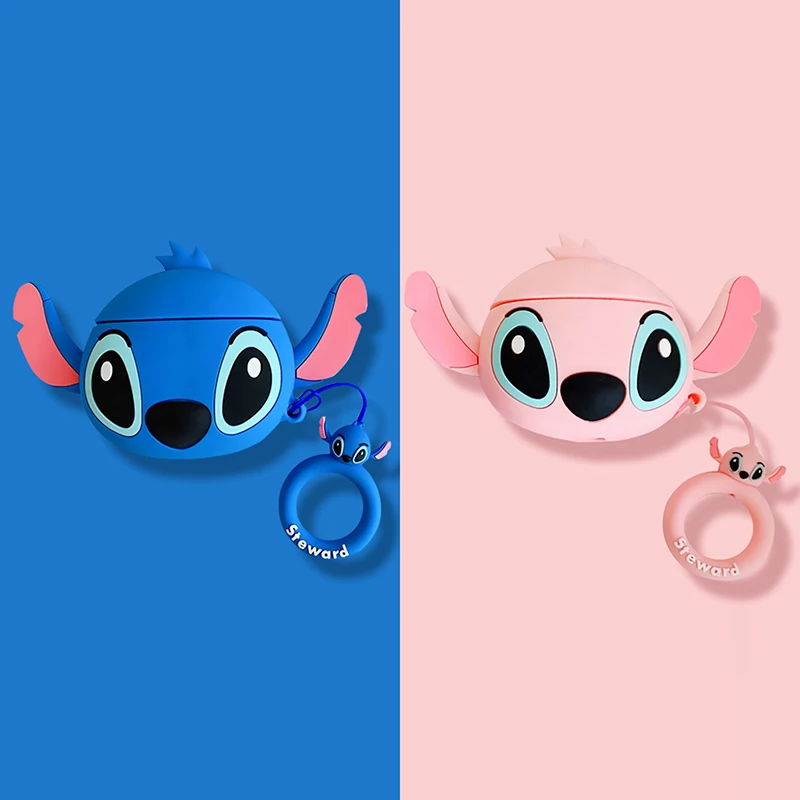 Lilo and Stitch Airpods Case Silicone Disney 3D Protective Cover for AirPods Pro Case