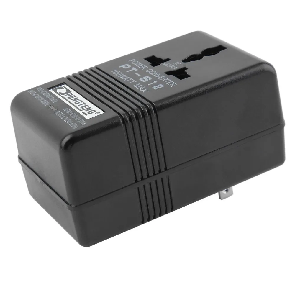 

2 Mode 100W Max Power Converter Adapter 110V/120V To 220V/240V Dual Voltage Converter Professional Transformer