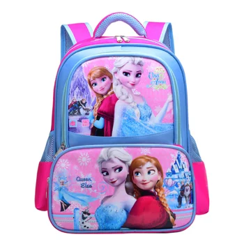 

New Cartoon Girl Schoolbag Baby Sofia&Elsa Princess Children Primary student School bag Bagpack kindergarten Kids Backpacks