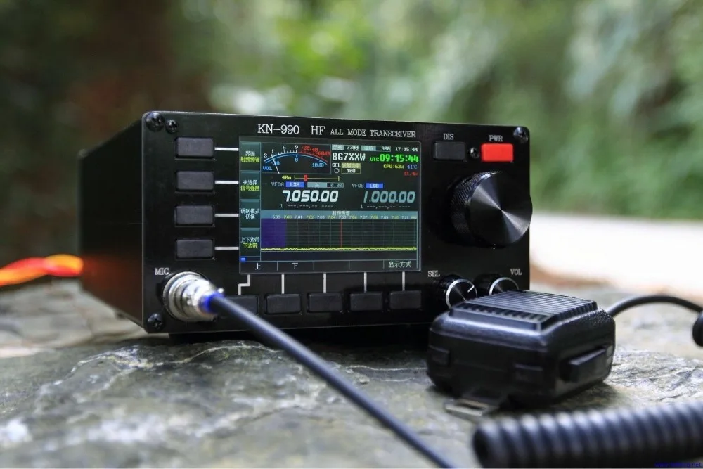 Английская версия KN-990 HF 0,1 ~ 30MHz SSB/CW/AM/FM/DIGITAL IF-DSP любительский радиоприемник-передатчик + руководство на английском языке