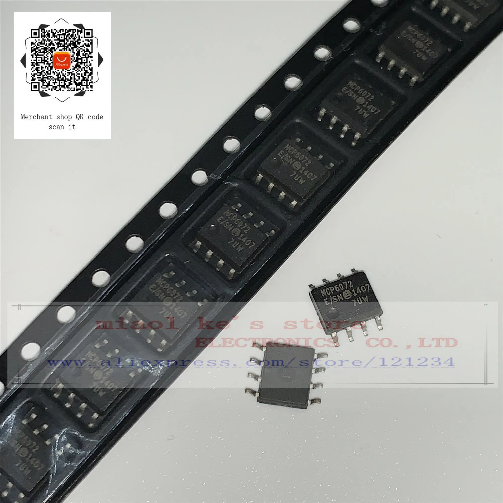 

[10pcs/1lot]100%New original; MCP6072-E/SN MCP6072E/SN MCP6072E MCP6072 - IC OPAMP GP 2 CIRCUIT 8SOIC