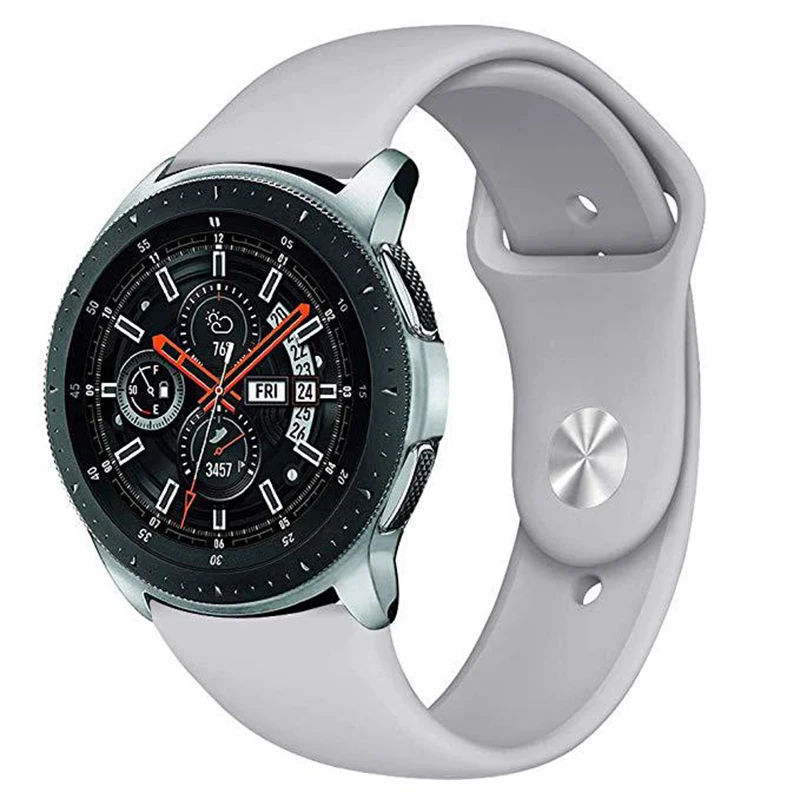 20 22 мм силиконовый ремешок для samsung gear S3 S2 Sport Frontier Classic Band Huami Amazfit GTR ремешок Bip huawei GT 2 Galaxy Watch 42 46 мм