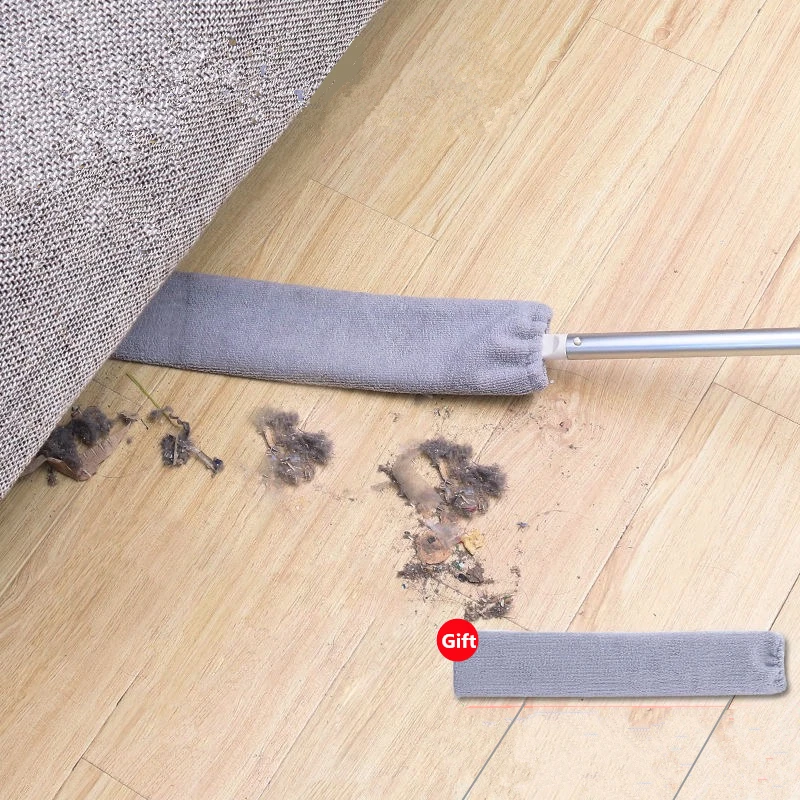 

Bedside Dust Brush Long Handle Mop Sweep Artifact Household Bed Bottom Gap Clean Fur Hair Sweeping Dusty Magic Microfibre Duster
