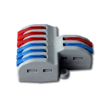 

20pc SPL-62/25pc SPL-42 Mini Fast Wire Connector Universal Wiring Cable Connector Push-in Conductor Terminal Block