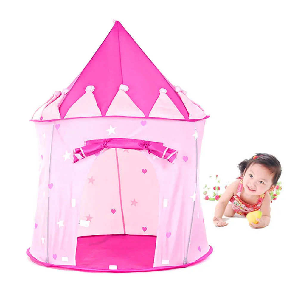 Крытый игровой дом Cubby детский замок милый полиэстер ткань он может двигаться