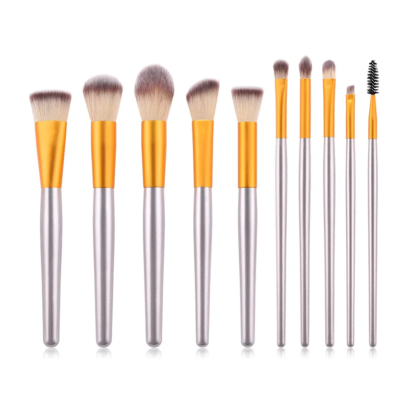 Новинка 10 шт. набор кистей для макияжа Кисти Unicorn Brush высокое качество тональная