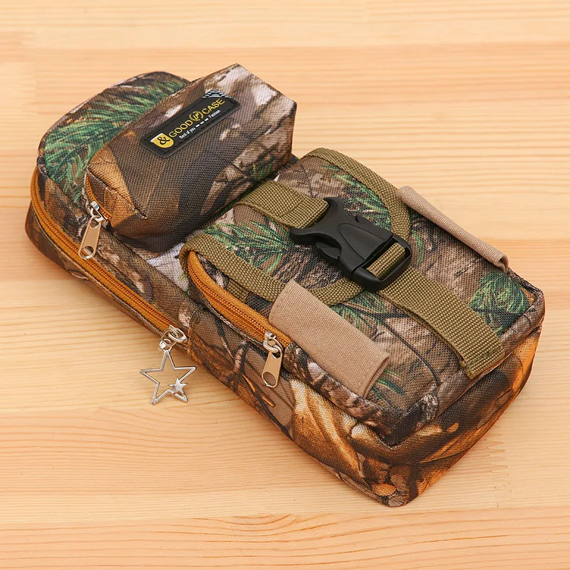 Creative Camouflage Canvas Pencil Case