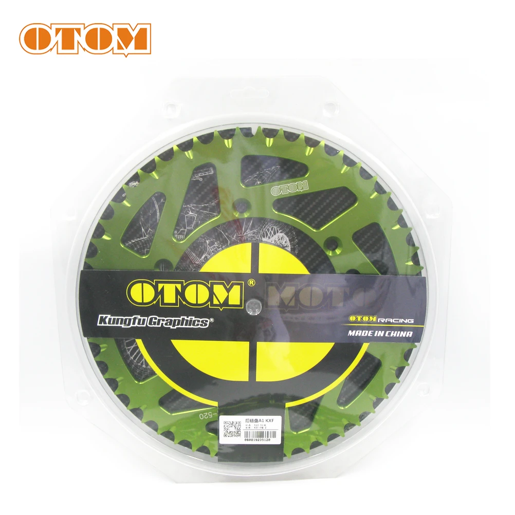 

OTOM 52T Motorcycle Rear Chain Sprocket For SUZUKI RM-Z250 Composite Rear Sprocket 7075 Steel Aluminum