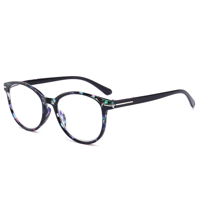 Seemfly винтажные круглые очки для чтения с принтом для женщин и мужчин очки при дальнозоркости унисекс прочность 1,0 1,5 2,0 2,5 3,0 3,5 4,0