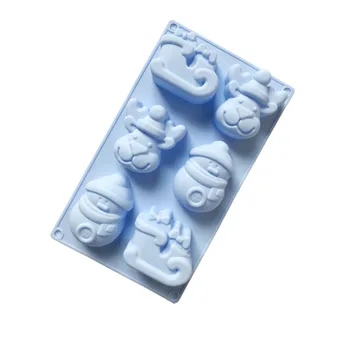 

6-Piece Silicone Cake Mold Baking Utensils Xg752