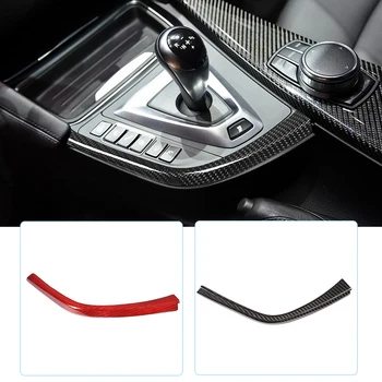 

Real Carbon Fiber Car Gear Shift L Shape Strips Trim For BMW F80 F82 F83 M3 M4 2014-2018 LHD Accessories