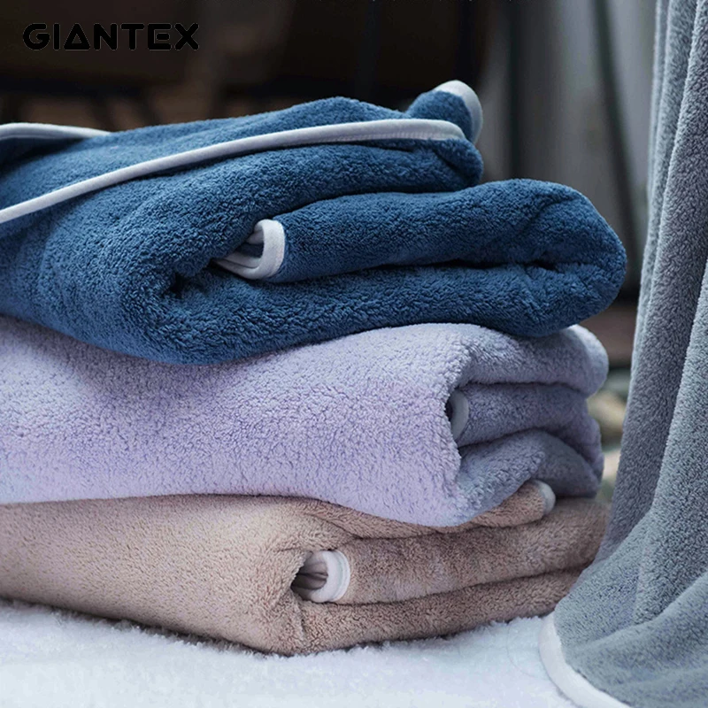 Женское банное полотенце из микрофибры GIANTEX для тела и спа 80x150 см | Дом сад