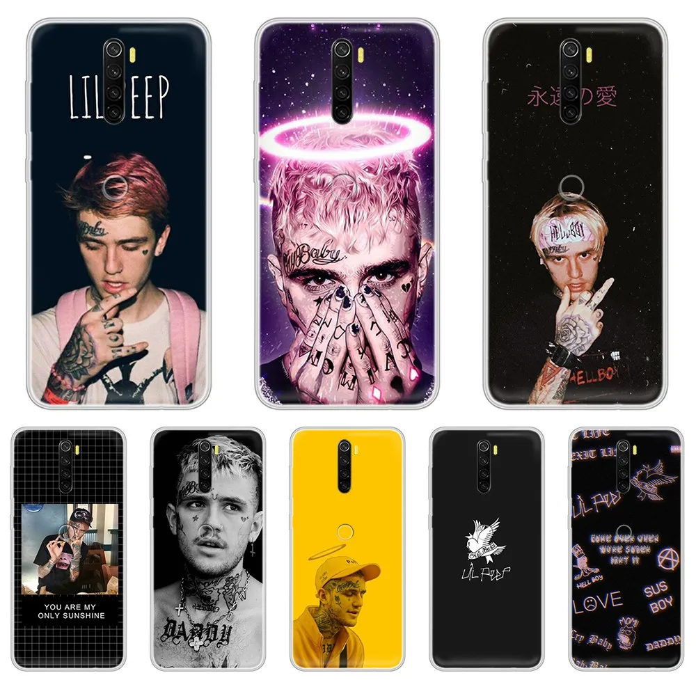 Чехол для телефона lil PEEP прозрачный чехол XIAOMI Redmi Note 3 4 5 6 7 8 9 9s Pro max 8T 4X | Мобильные