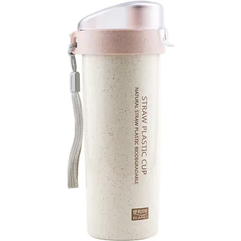 

Portable Big Water Bottle Plastic Flask Hiking Korean Water Bottle Travel Japanese Tazas Divertidas Running Flask Large EA60SH