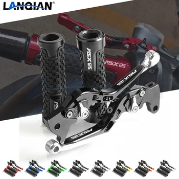 

For Honda GROM MSX125 Motorcycle Brake Clutch Levers & 7/8 handlebar Handle bar Grips MSX 125 2014 2015 2016 2017 2018 2019