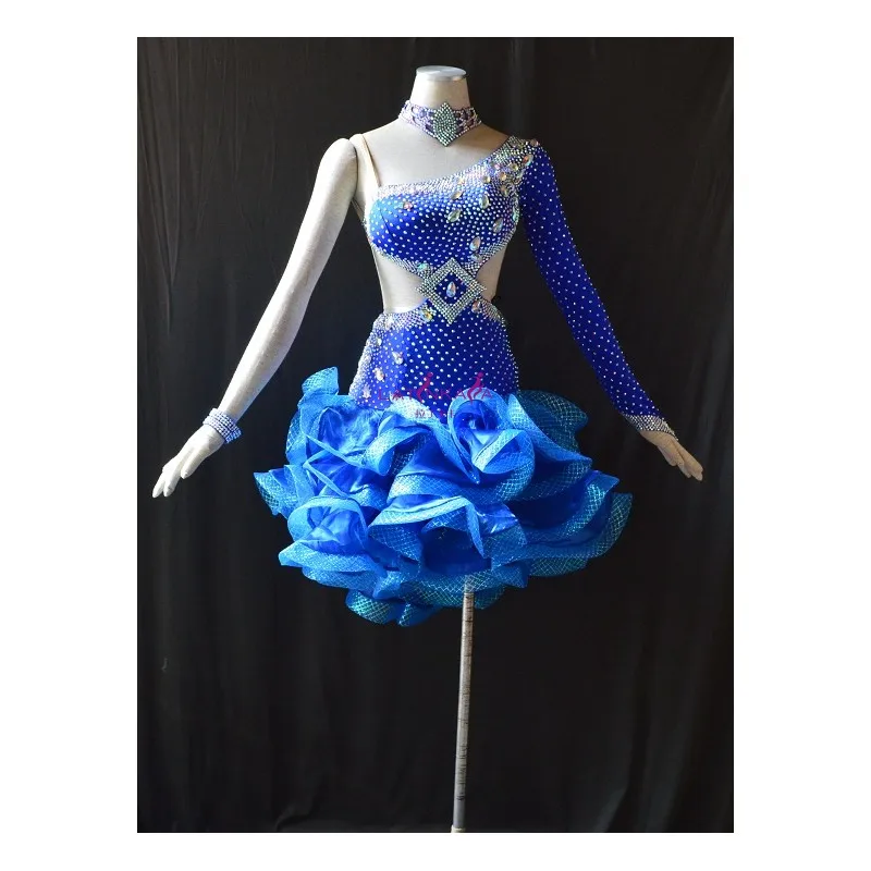

KAKA-L200513 Custom Made Women Dance Wear,Girls Fringe Latin Dress,Salsa Dress Tango Samba Rumba Chacha Dress,Girls Latin dress