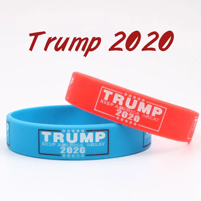 Trump 2020 силиконовые браслеты удерживающие Америку великий Дональд Трамп Debossed для