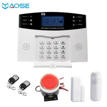 

Wired Wireless security alarm system for home Ios Android APP Control Autodial Siren Sensor Kit smartlife WIFI GSM Alarm