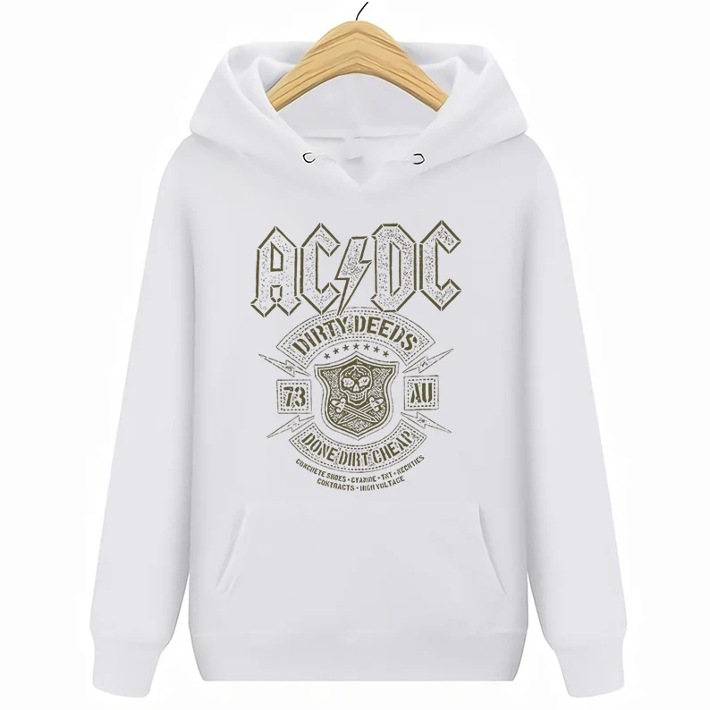 

Official AC/DC Dirty Deeds Done Dirt Cheap Black Hoodies SweatshirtsS M L XL XXL New