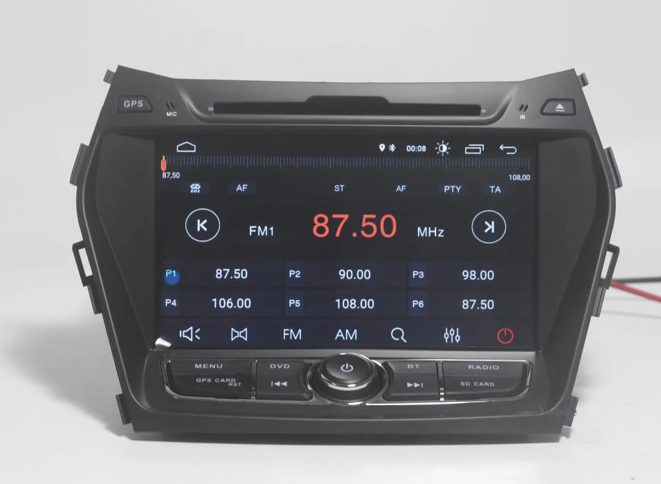 Восьмиядерный 4G+ 64G Android 9,0 автомобильный dvd-плеер для hyundai IX45 Santa FE 2013 Автомобильный Радио gps головное устройство Wifi 4G