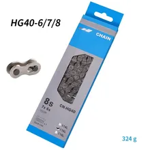

MTB Bike Chain HG40 6 7 8 Speed 116L Link With Chain Pin For Mountain Road Bicycle CN-HG40 Cycling Parts Accessories