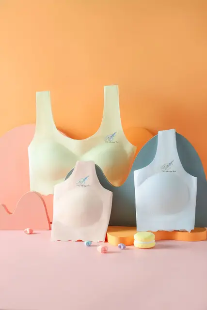 Reggiseno Sportivo Per Ragazze 10-16 Anni - Cotone, Senza Cuciture, Con Supporto Incorporato - Foto 8